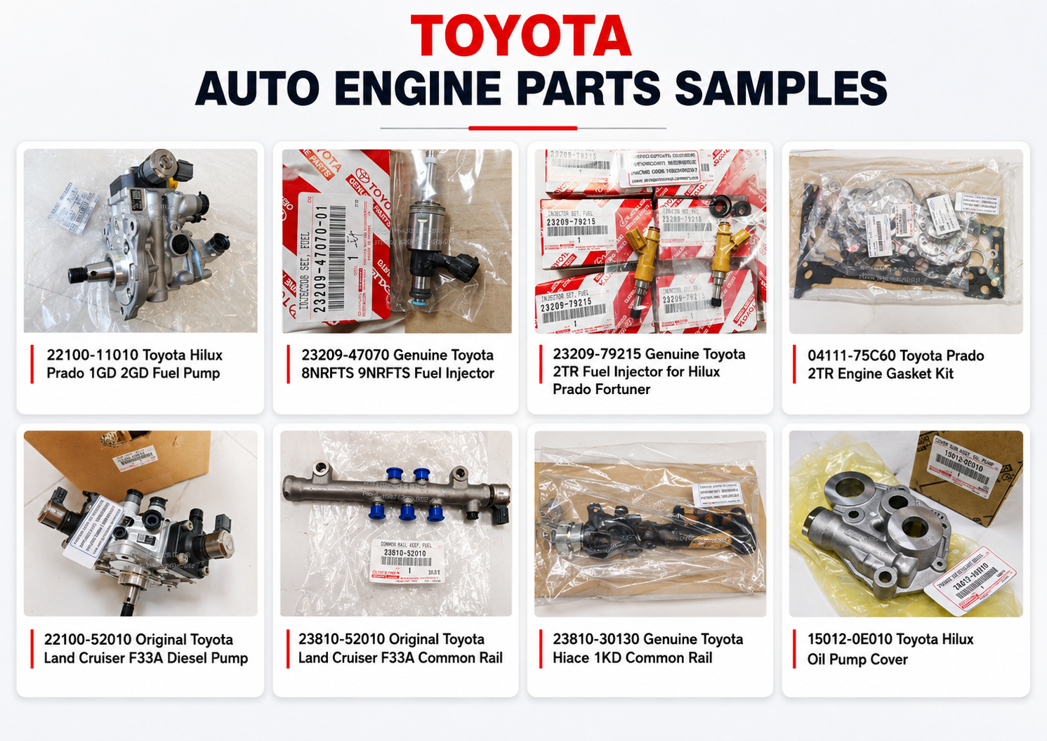 Automotive suspension and steering replacement parts